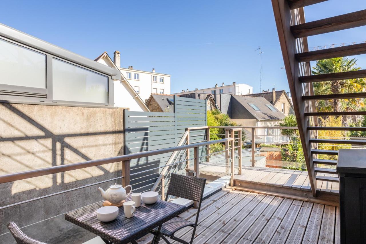 Yokoso - Studio Proche Chu Avec Terrasse แรนส์ ภายนอก รูปภาพ